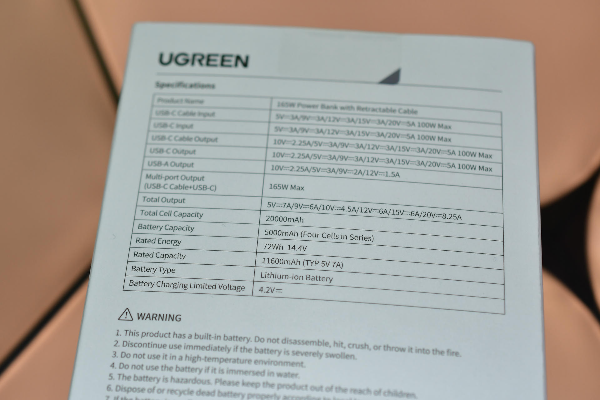 DSC UGREEN Nexode Power Bank mAh W