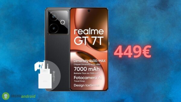 Realme GT 7T costa POCHISSIMO su Amazon: lo sconto è ASSURDO