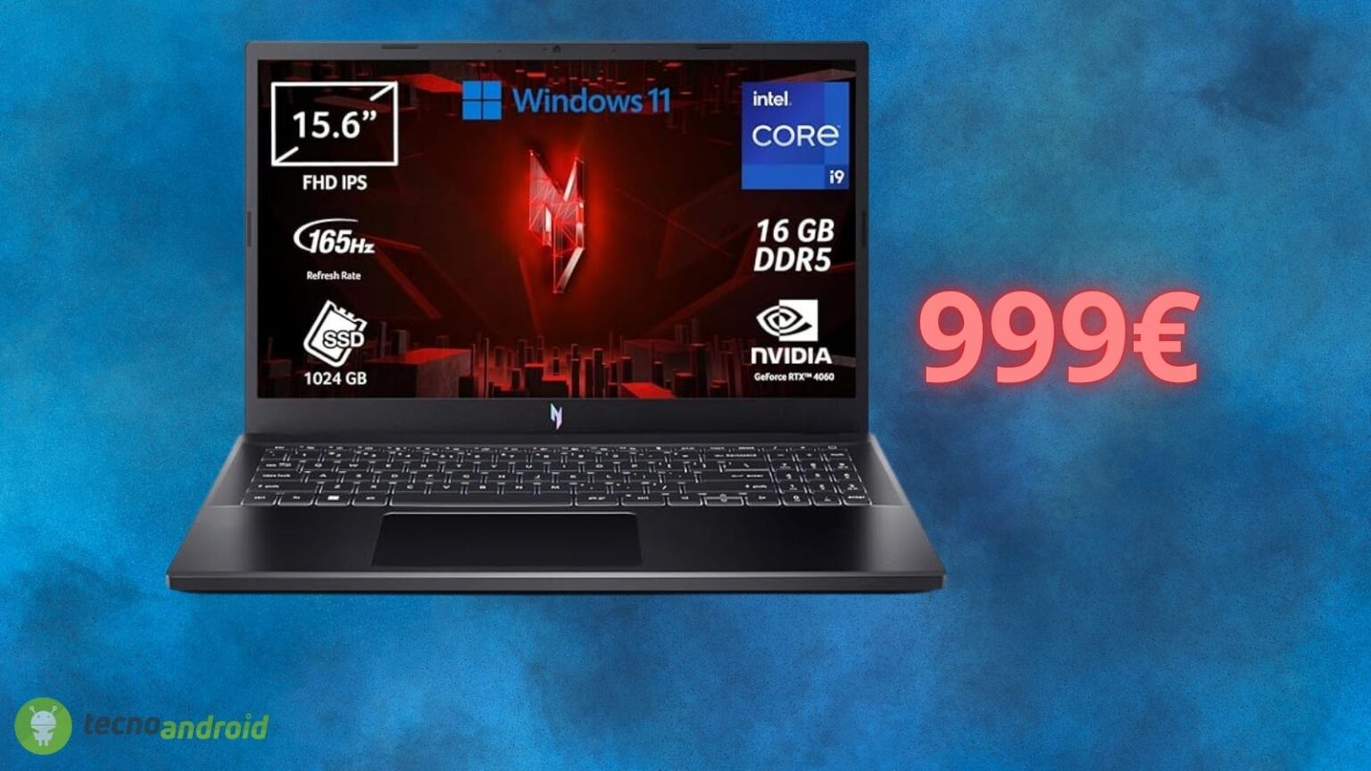 Notebook ACER Nitro con GeForce RTX 4060 in super SCONTO con l'Amazon Prime Day