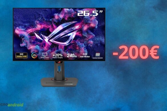 Amazon SHOCK con lo sconto di 200 euro sul monitor ASUS OLED da gaming