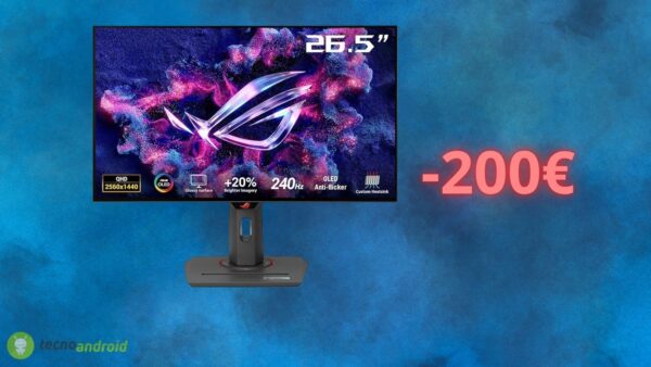 Amazon SHOCK con lo sconto di 200 euro sul monitor ASUS OLED da gaming