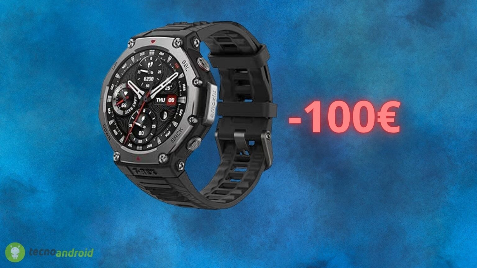 Amazfit T-Rex 3 è in OFFERTA di 100 euro su Amazon: uno sconto inaspettato