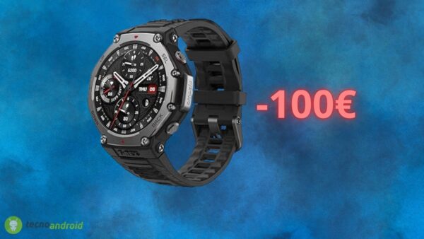 Amazfit T-Rex 3 è in OFFERTA di 100 euro su Amazon: uno sconto inaspettato