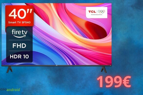 Amazon da SOGNO: sconto a 199 euro sulla smart TV TCL