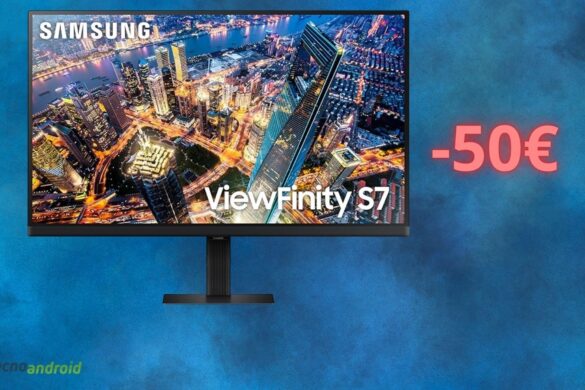 Samsung, sconto imperdibile sul monitor ViewFinity S7 con l’Amazon Prime Day