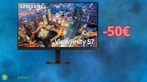 Samsung, sconto imperdibile sul monitor ViewFinity S7 con l'Amazon Prime Day
