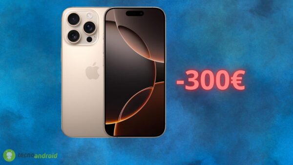 Apple iPhone 16 Pro: OFFERTA PAZZA di quasi 300 euro di sconto su Amazon