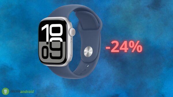 Amazon: sconto IMPERDIBILE sull'Apple Watch Series 10, prezzo in CADUTA LIBERA