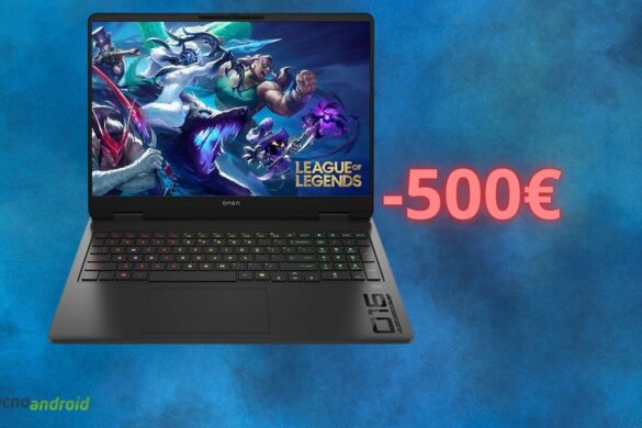 Notebook da gaming HP con uno sconto di quasi 500 euro oggi su AMAZON