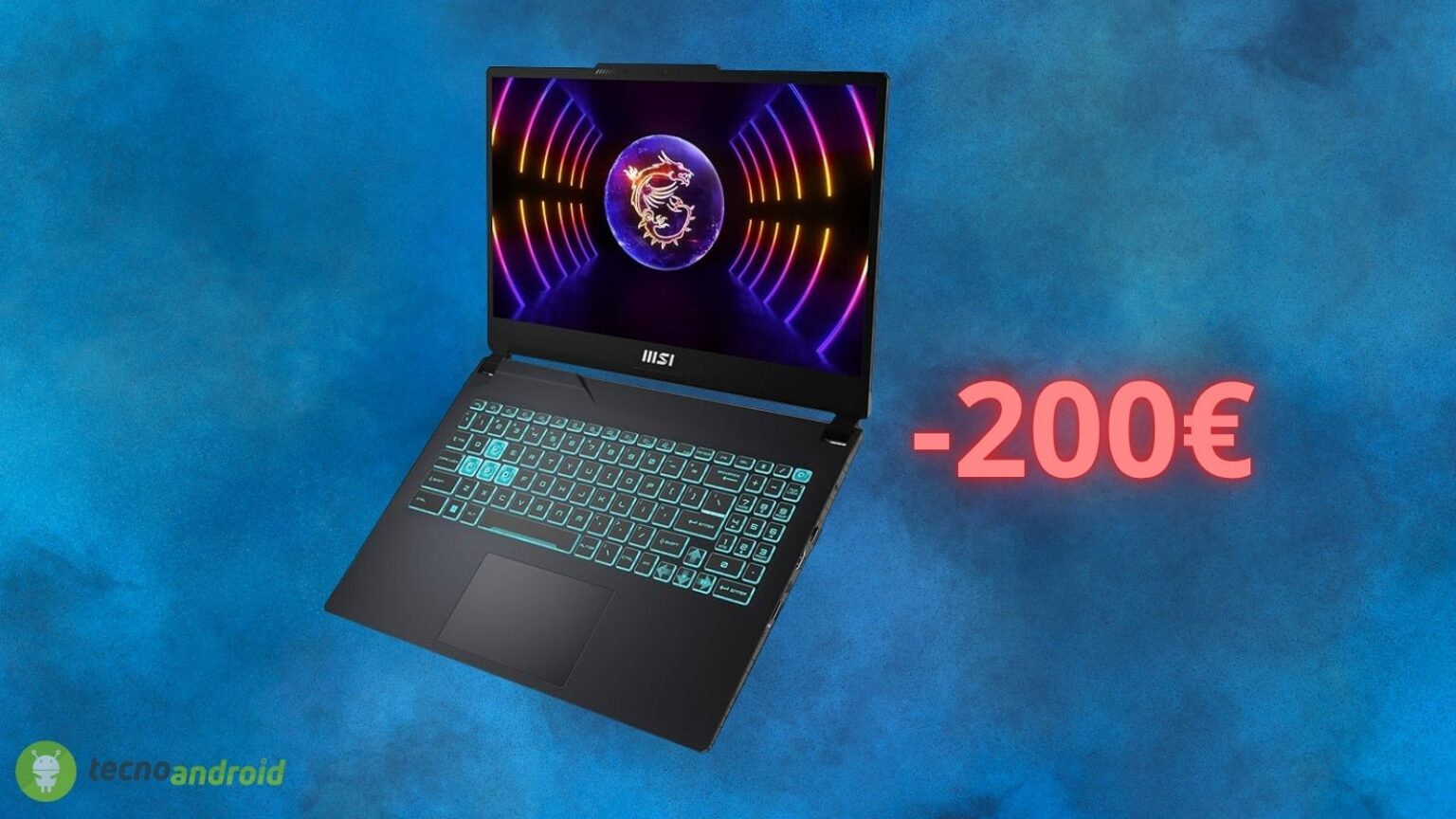 Notebook da gaming MSI da acquistare subito su Amazon: sconto di 200 euro