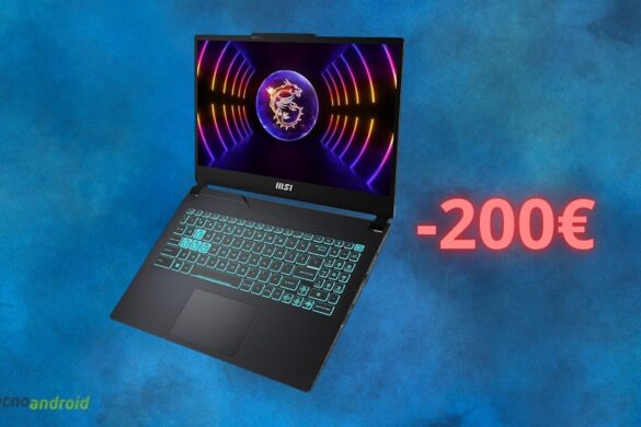 Notebook da gaming MSI da acquistare subito su Amazon: sconto di 200 euro