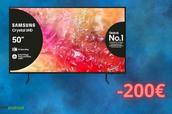 Amazon ABBASSA di molto la Smart TV Samsung: oggi costa solo 300 euro