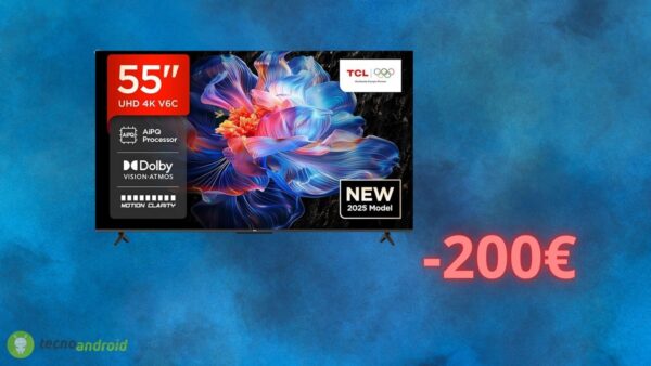 Smart TV TCL ad un prezzo ASSURDO oggi su Amazon: da acquistare subito