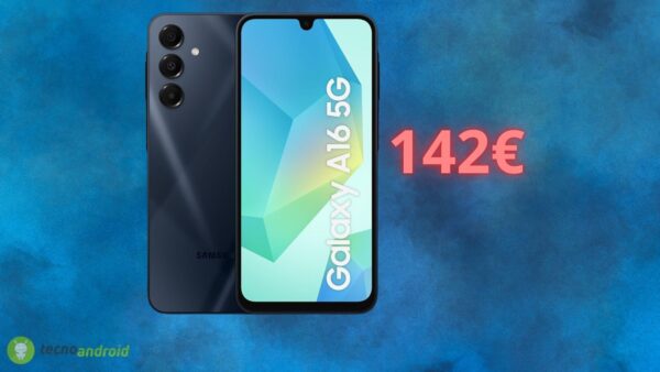 Samsung Galaxy A16 è da acquistare subito su Amazon con lo sconto del 41%