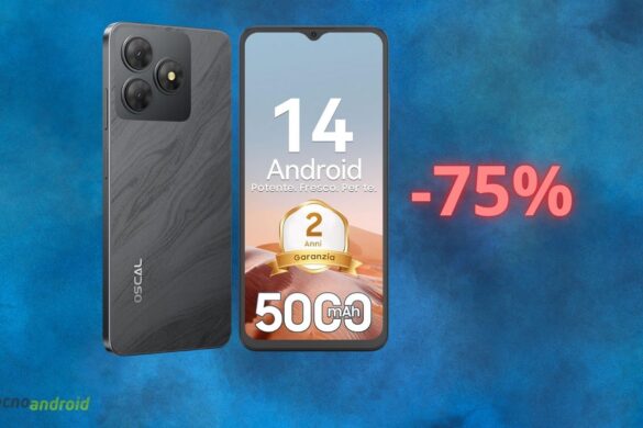 Oscal Flat 2C è in promozione su Amazon: lo smartphone Android è scontato del 75%