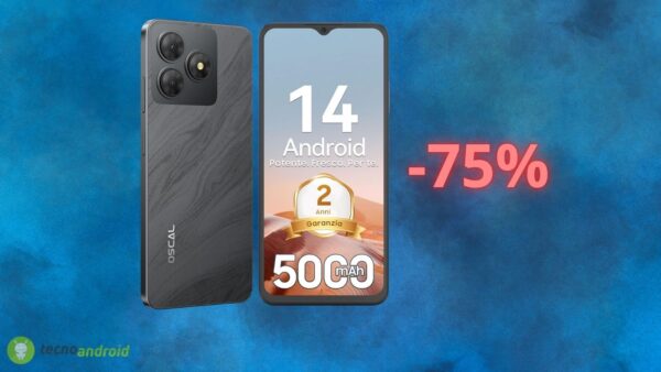 Oscal Flat 2C è in promozione su Amazon: lo smartphone Android è scontato del 75%