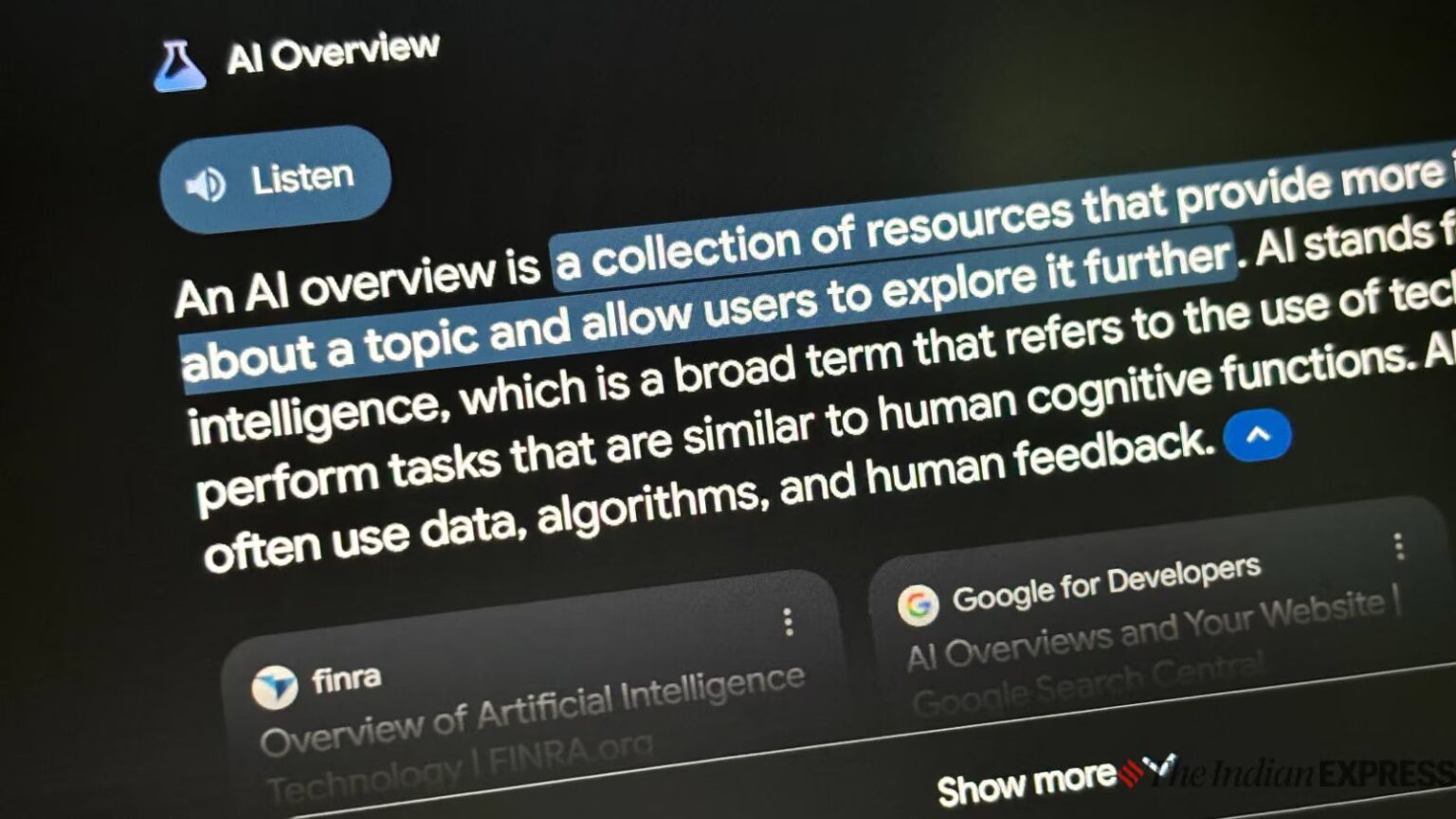 Google AI Overview