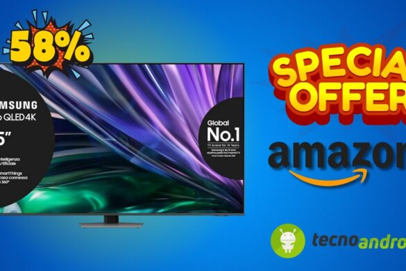 Amazon SHOCK: TV Samsung 55” da urlo quasi REGALATA con sconto del 58%