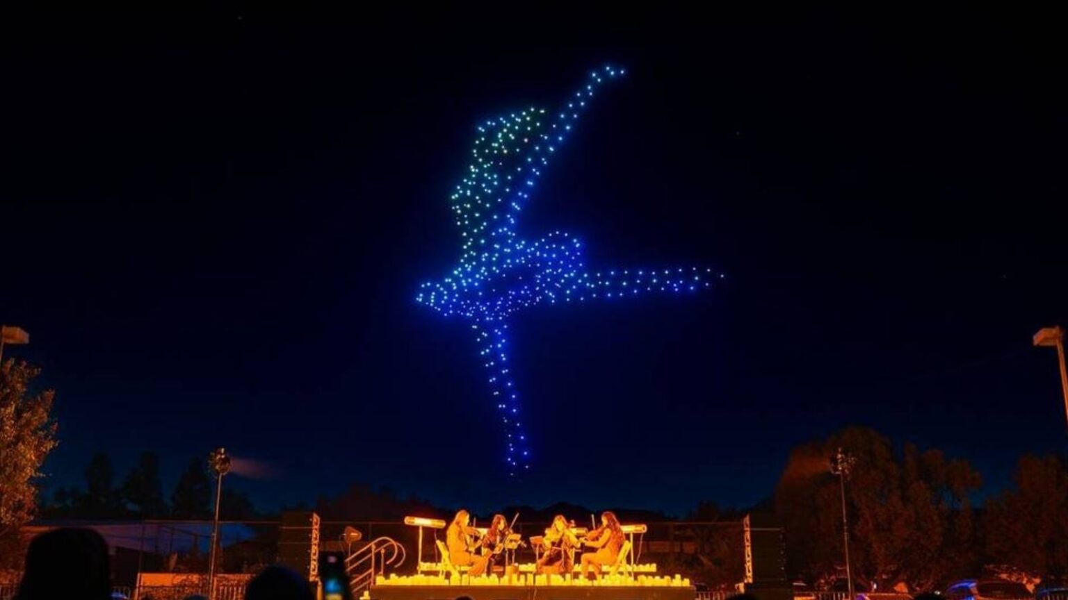 DroneArt Show: musica, droni e magia nel cielo di Milano
