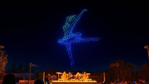 DroneArt Show: musica, droni e magia nel cielo di Milano