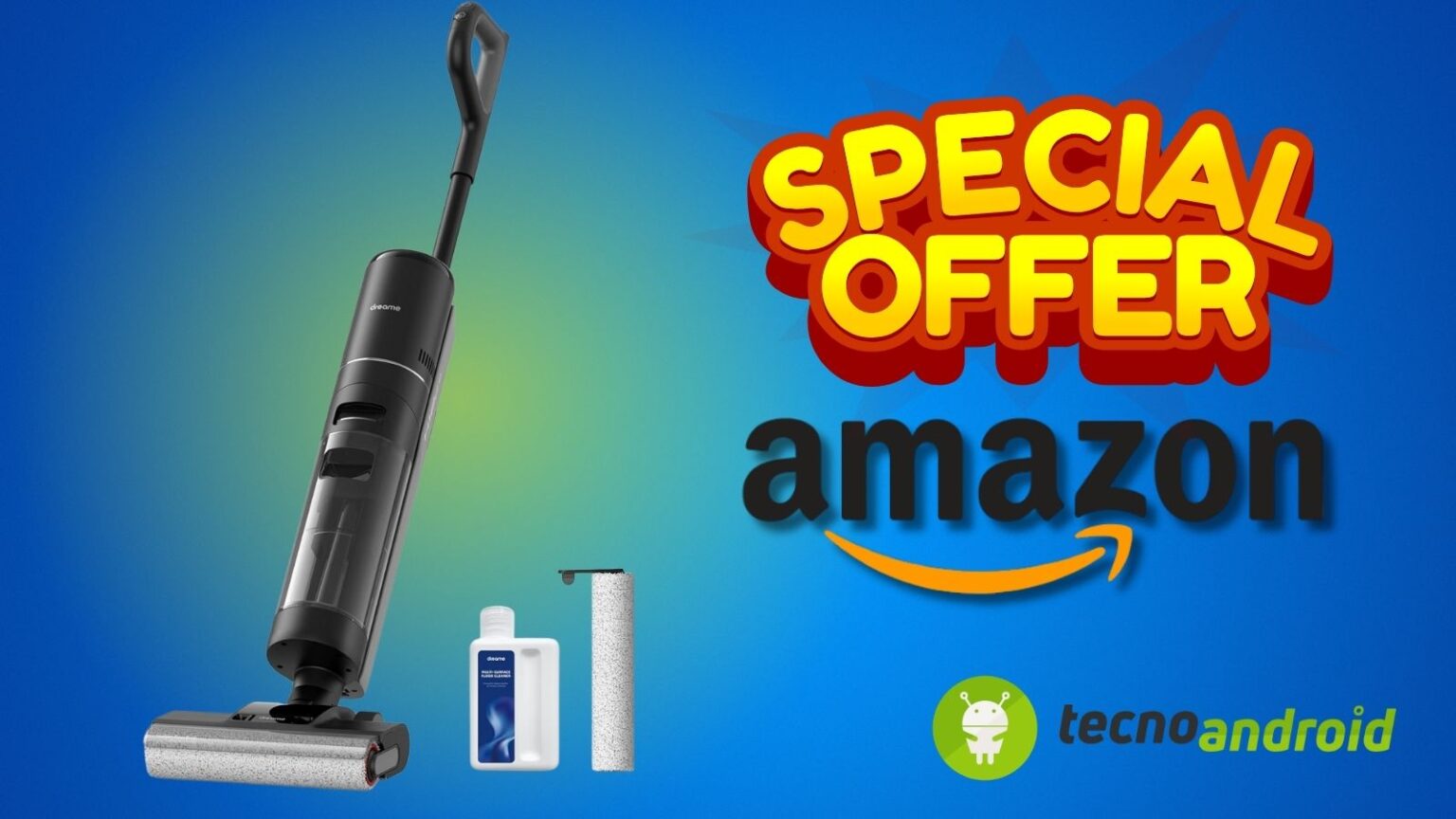 OFFERTA Amazon: DREAME H12 Pro Aspirapolvere Lavapavimenti a prezzo STRACCIATO
