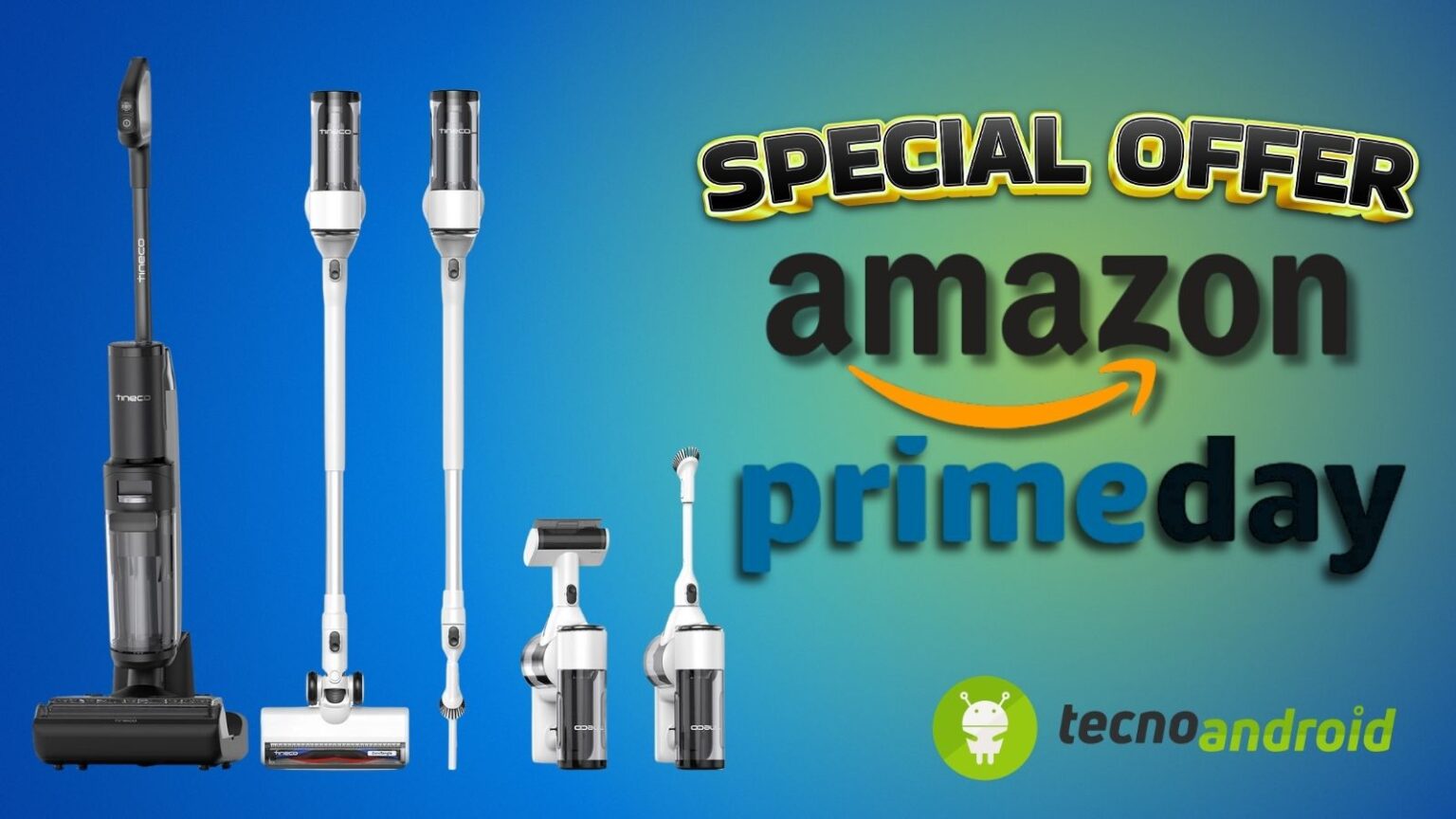 Amazon Prime Day promo Tineco FLOOR ONE SWITCH S7: SCONTO IMPERDIBILE