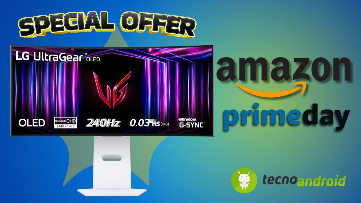 Amazon Prime Day: il Monitor Gaming LG adesso ad un PREZZO FOLLE