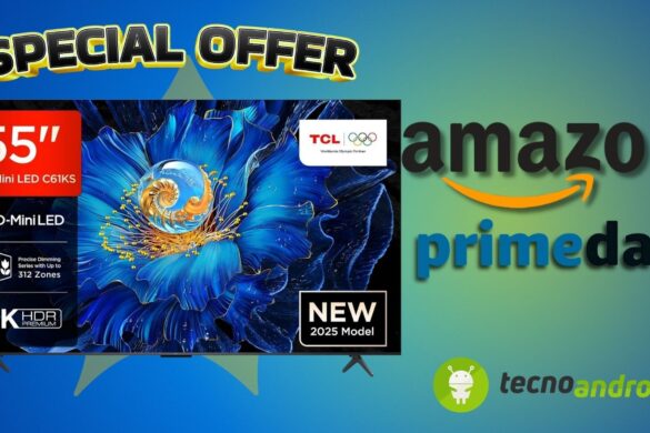 Amazon Prime Day MEGA SCONTO: TCL 55” Mini LED TV a prezzo BOMBA