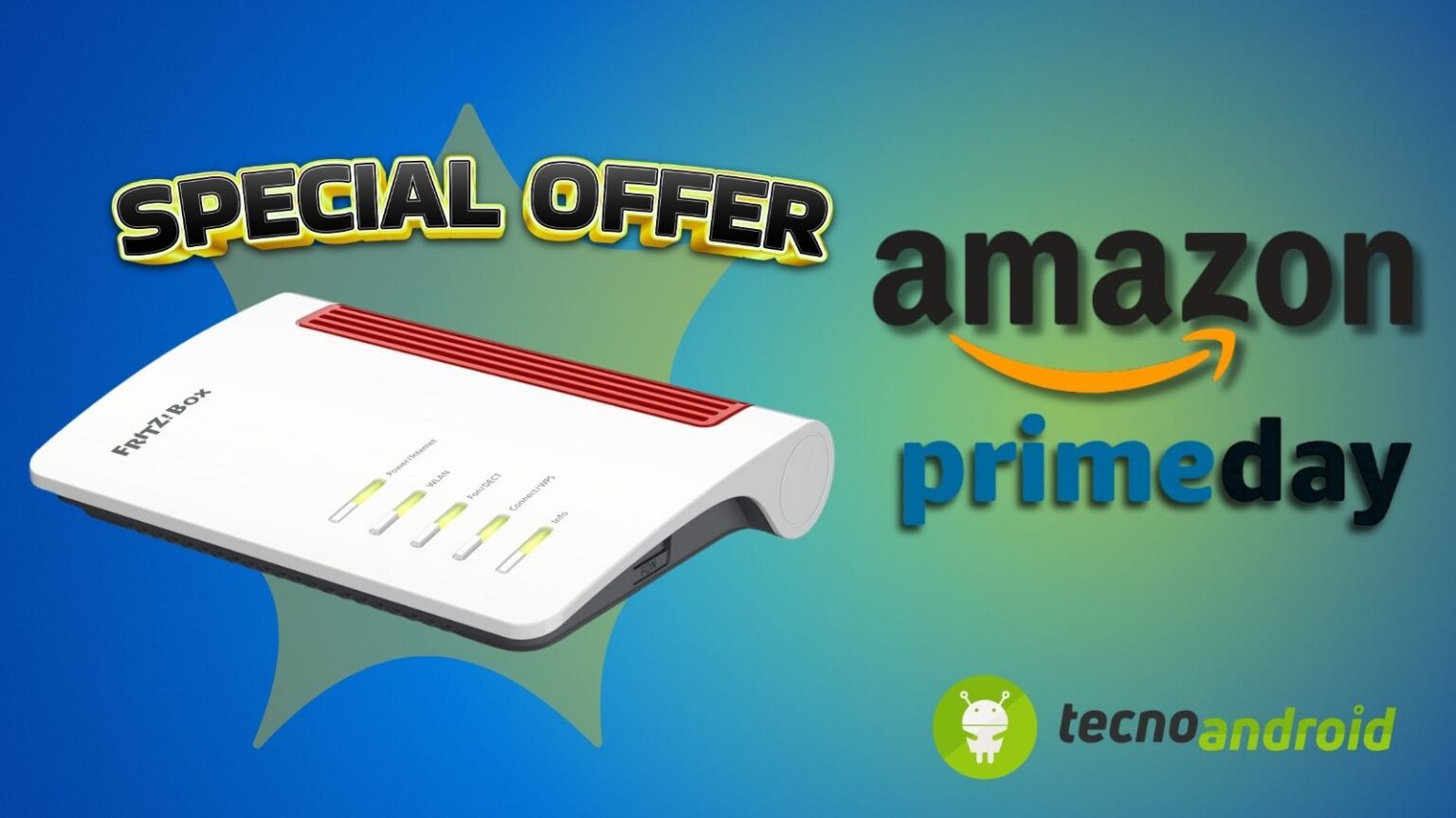 Amazon Prime Day SCONTO col botto: acquista il FRITZ!Box per un Wi-Fi potentissimo