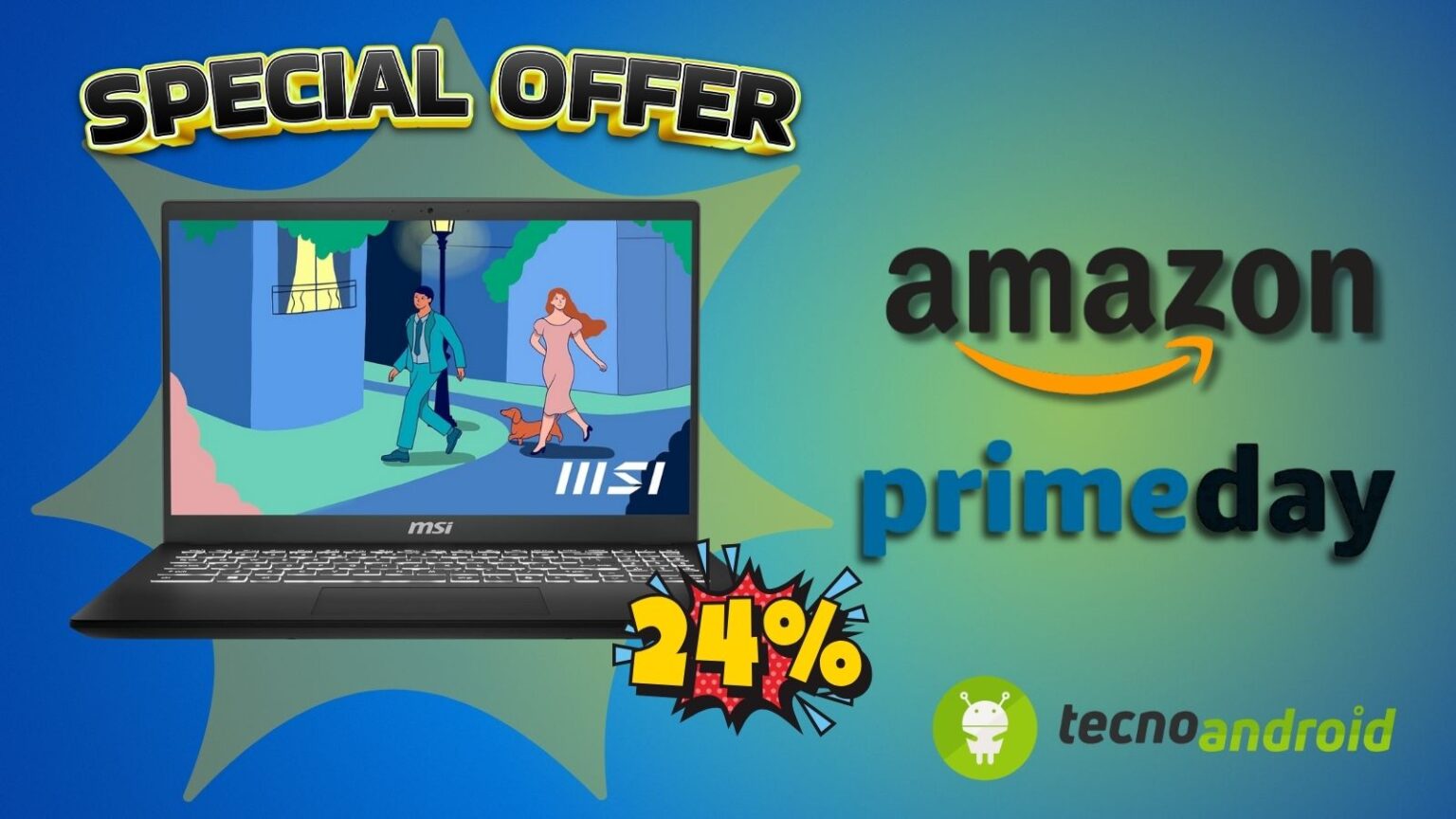 Amazon Prime Day: scopri ora il Modern 15 B7M a prezzo SUPER SHOCK