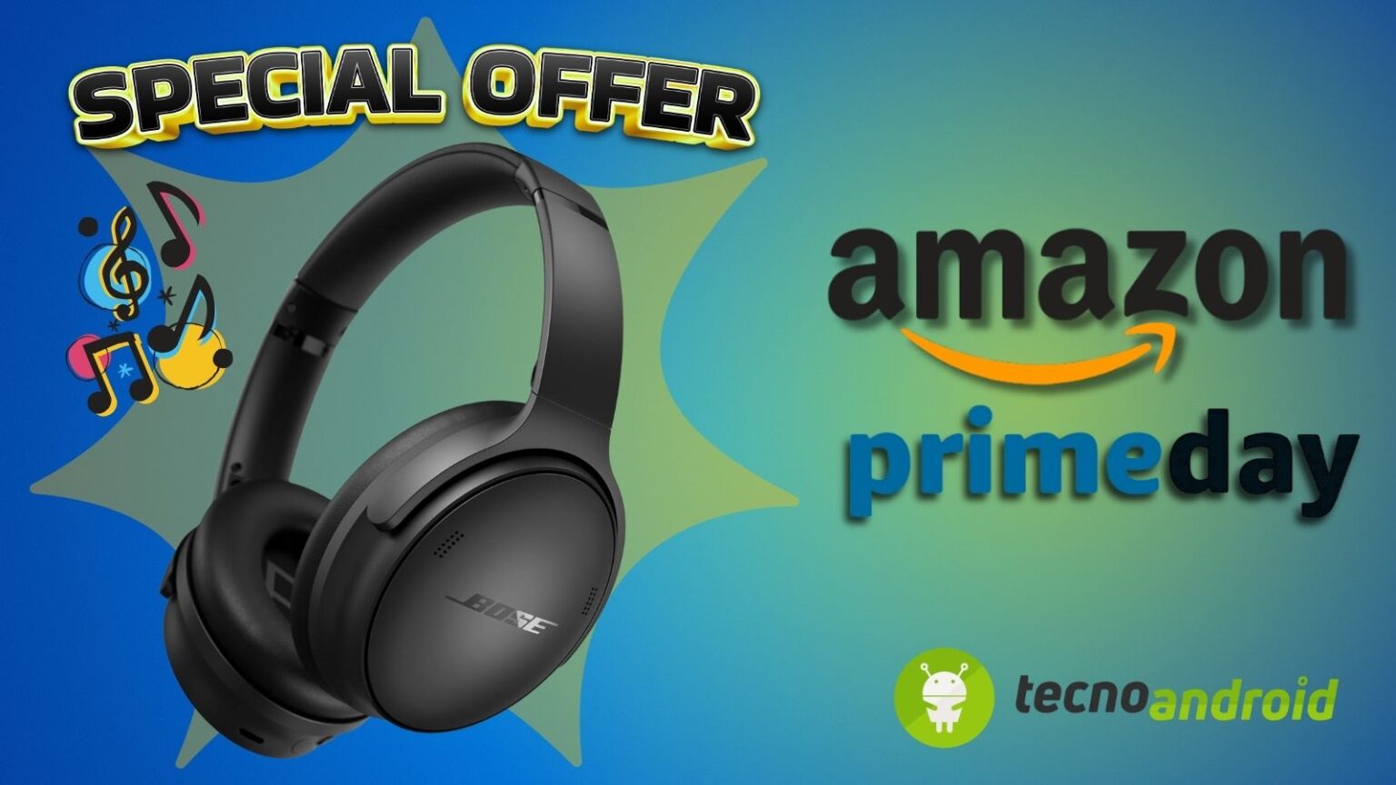 Amazon Prime Day: Bose QuietComfort SC in PROMO da non PERDERE