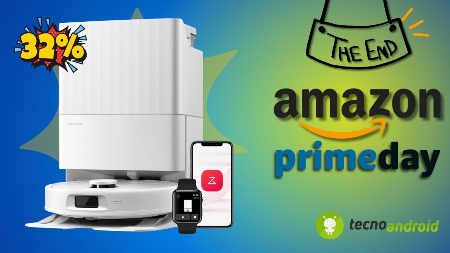 Amazon Prime Day esplode di offerte: Roborock QV 35A IMPERDIBILE