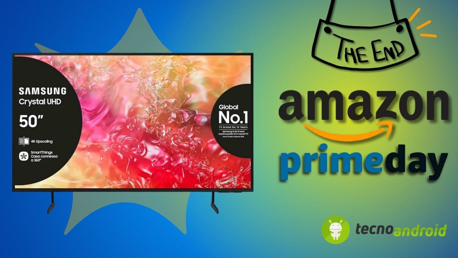 Amazon Prime Day: OFFERTA PAZZA su Samsung TV UE50DU7190UXZT da 50"