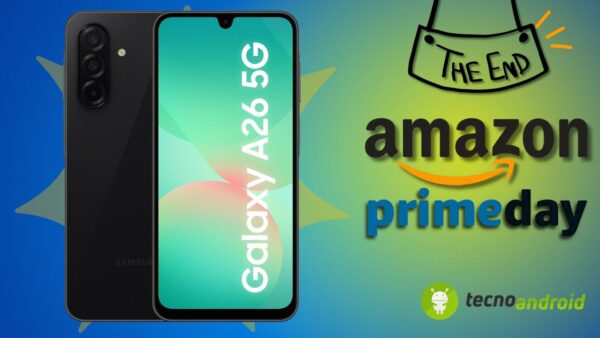 Amazon Prime Day: SAMSUNG Galaxy A26 5G in OFFERTA DA PAURA