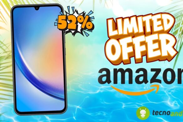 Amazon, FOLLIA D’ESTATE: Samsung Galaxy A34 5G a PREZZO BOMBA