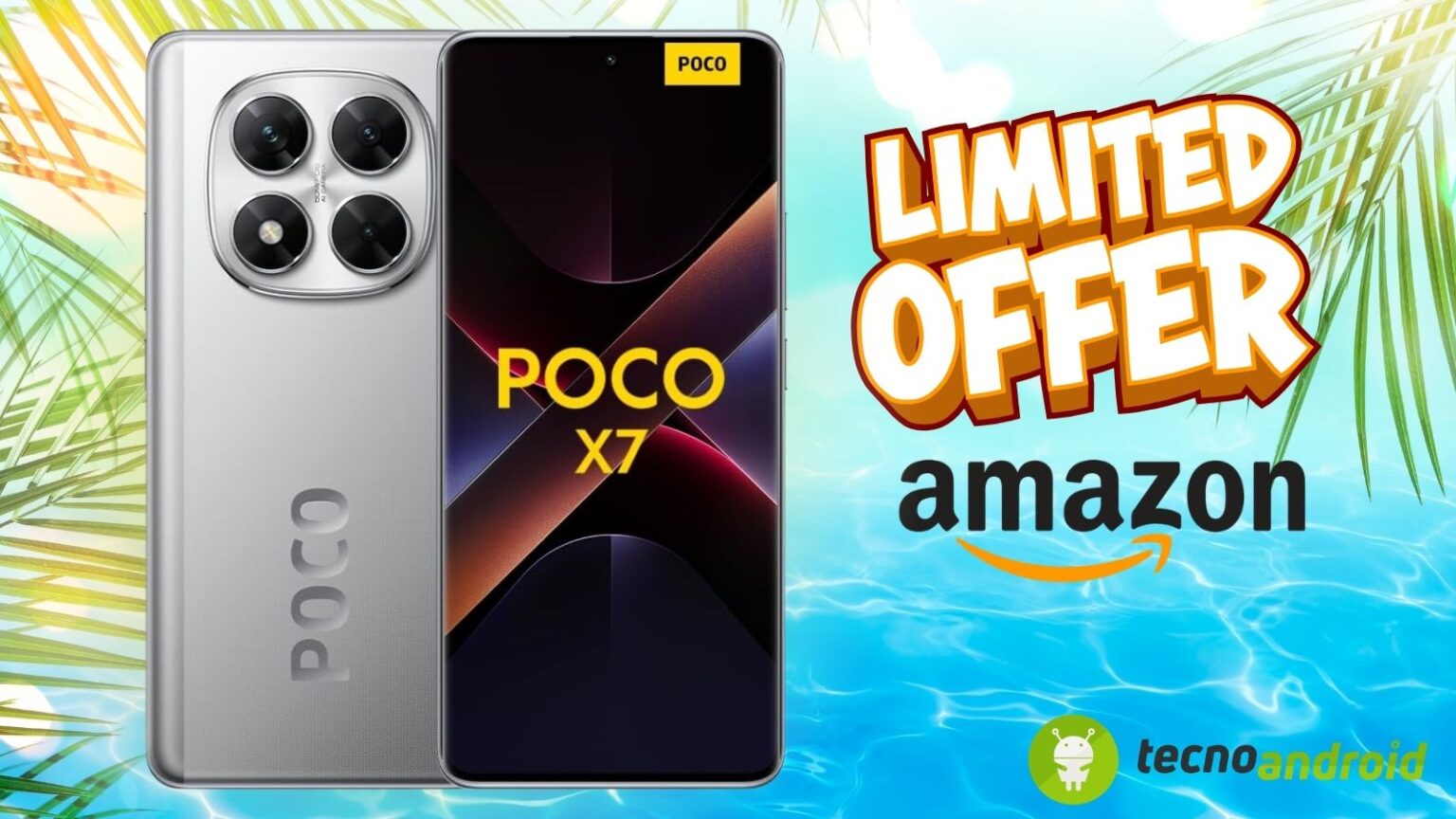 Amazon fa scintille: il POCO X7 5G è ad un PREZZO SUPER SHOCK