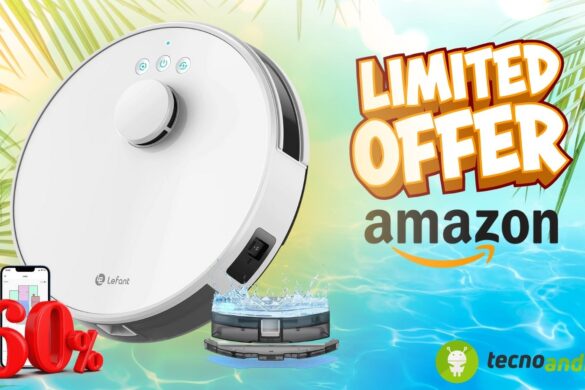 Amazon: LEFANT M1 Robot Aspirapolvere Lavapavimenti al 60% di SCONTO