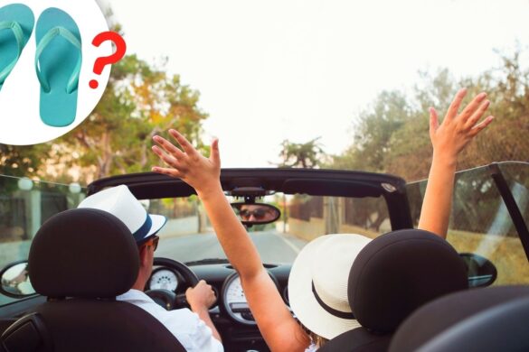 Codice della Strada: si può guidare con ciabatte o scalzi?