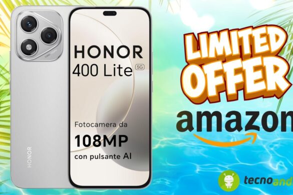 Amazon fa centro con una maxi PROMO: HONOR 400 Lite 5G ora in SCONTO MEGA