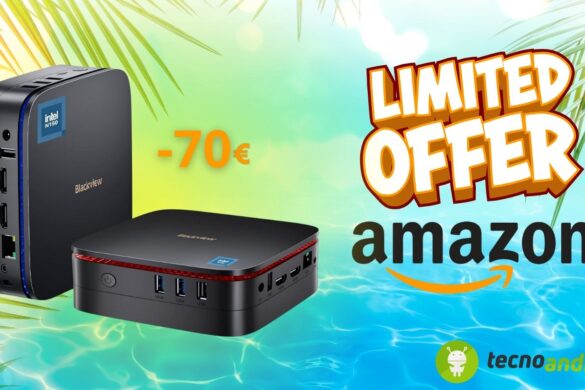 Amazon SCONTO tech pazzesco: Blackview Mini PC turbo con COUPON in REGALO