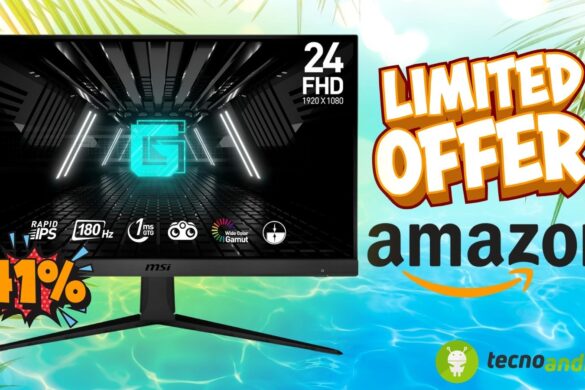 Amazon prezzo shock: MSI G2412F Monitor Gaming in super OFFERTA