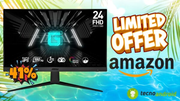Amazon prezzo shock: MSI G2412F Monitor Gaming in super OFFERTA