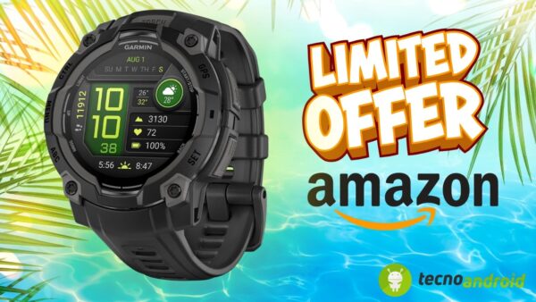 Amazon lancia una PROMO TOP: smartwatch Garmin Instinct 3 in SUPER SCONTO