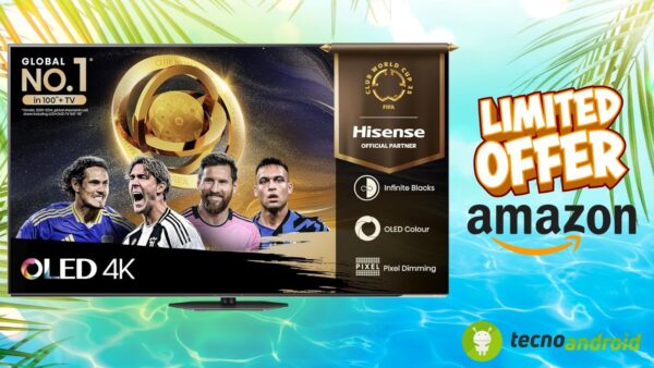 Amazon da URLO: Hisense TV OLED 55” ad un prezzo che SPACCA