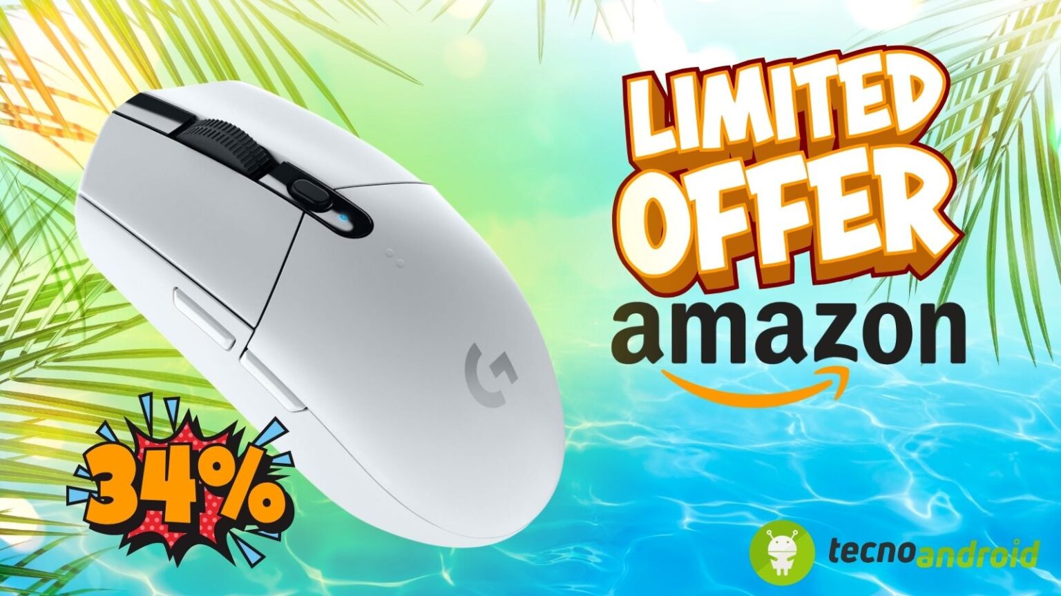 Amazon IMPAZZISCE: Logitech G305 Wireless ad un PREZZO da PAURA
