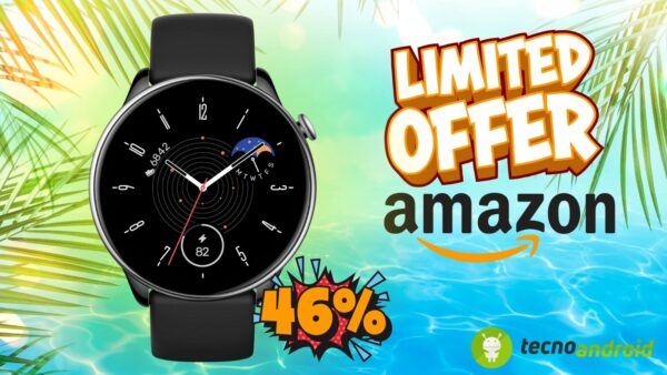 Amazon ti regala il TOP della tecnologia: l'Amazfit GTR Mini è al 46% di SCONTO