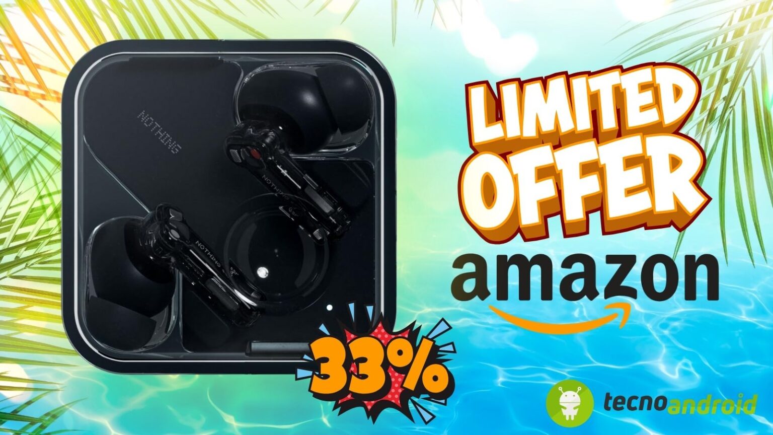 Amazon IMPAZZISCE: vivi ogni nota con le Nothing Ear in promo al -33%