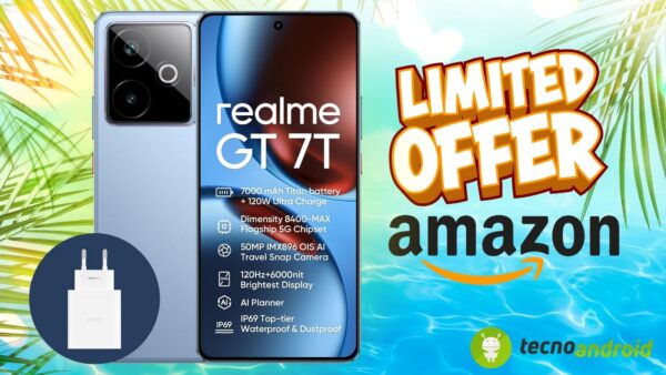 Amazon sconvolgente con un OFFERTA SHOCK: Realme GT 7T 5G in PROMO