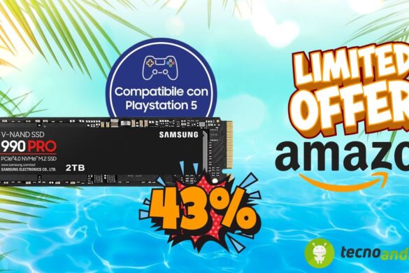 Amazon spacca con uno SCONTO del 43%: SSD Samsung 990 PRO in PROMO
