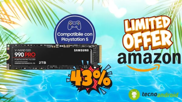 Amazon spacca con uno SCONTO del 43%: SSD Samsung 990 PRO in PROMO
